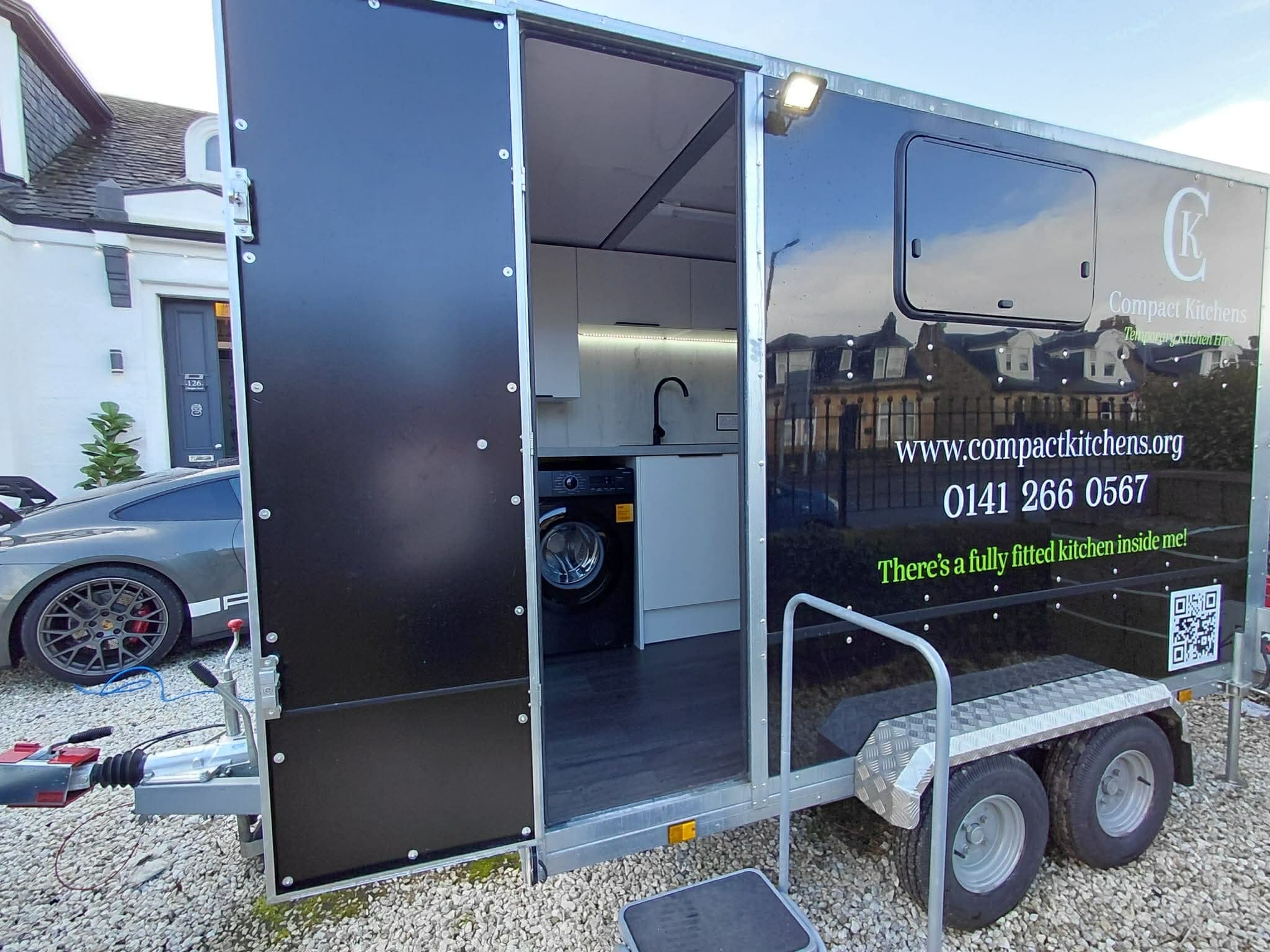 Fully equipped mobile kitchen