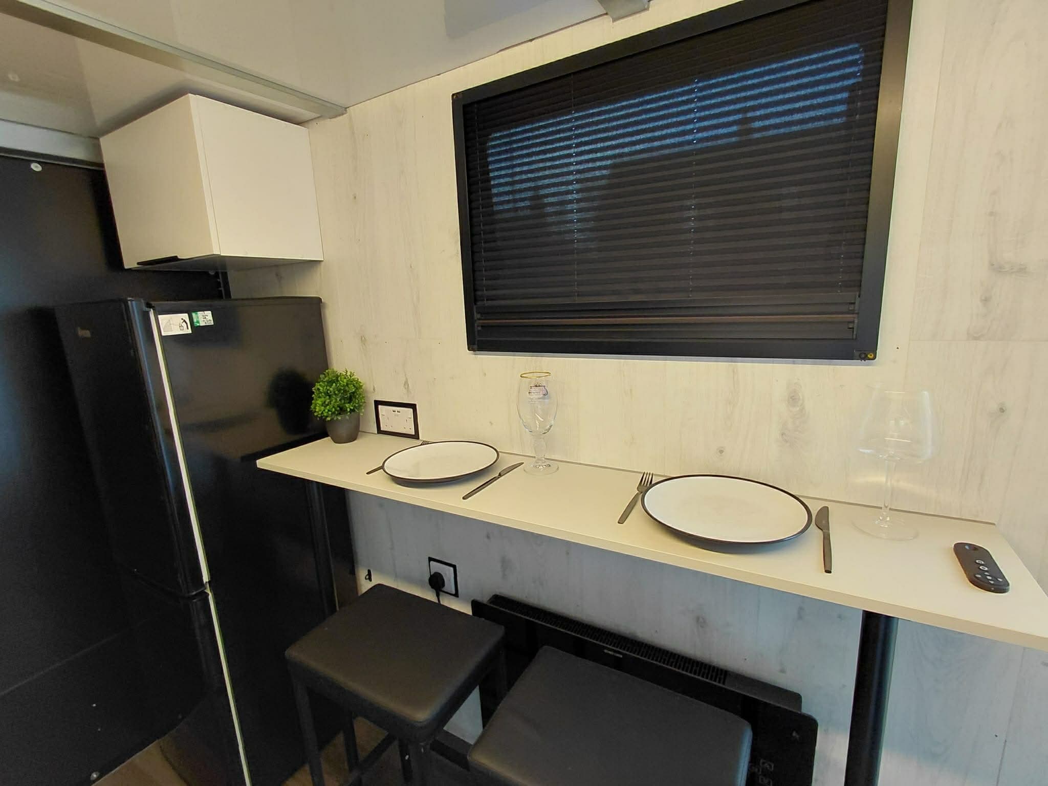 Kitchen installed outside home